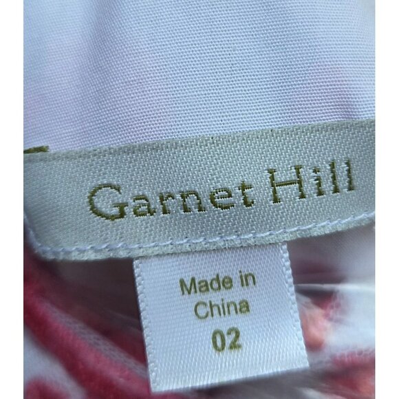 Garnet Hill Size Sz 2 Lacey Overlay Dress Sheer Sleeveless Mini Embroidered Pink - Picture 3 of 14